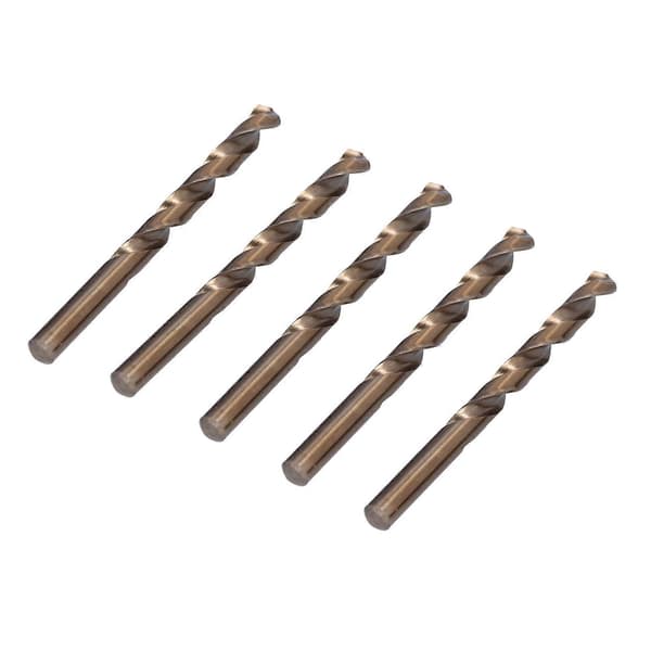5 stk. spiralbor HSS parallel skaft boresæt til kobberjern 10,5 mm