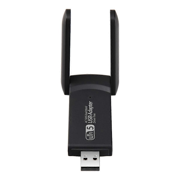1300Mbps WiFi USB3.0 Adapter 802.11AX 2.4G/5GHz Adapter Dual Band Trådløs WiFi 5G Mottaker AC Nettverkskort Fri Driver