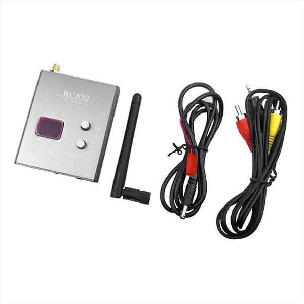 RC832 FPV Mottaker 5.8GHz 48CH RC832 AV Mottaker med Antenne for FPV Multikopter RC Quadcopter