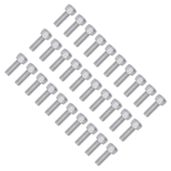 30 stk. M5 Cylindrisk Hoved Hex Socket Skrue A2 Rustfrit Stål Hex Hoved Skruer Skruesæt M5 X 14