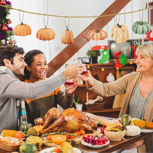 36 stk. Thanksgiving Hængende Græskar Dekoration Træ Efterårs Græskar Høstfestival Græskar Vedhæng Hjemmefest Dekor