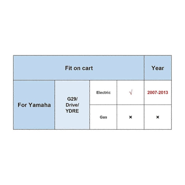 Klubb Bils Gaspedallägesgivare Ersättning för Yamaha G29/Drive/YDRE Elektrisk 2007?2013 JW2?H5885?00?00