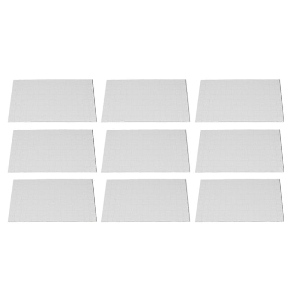 10 Sarjaa Tyhjiä Palapelejä Sublimaatio Lämmönsiirto A4 20cmx29cm 120kpl DIY-sarja