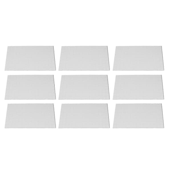 10 Sett Blankt Puslespill Sublimering Varmeoverføring A4 20cmx29cm 120 biter Sett for DIY