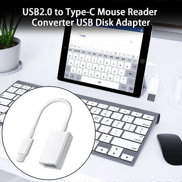 Tehokas kaksisuuntainen puhelinmuunnin USB2.0 - Type-C -puhelimen USB-levy OTG-sovitinkaapeli puhelintarvikkeet