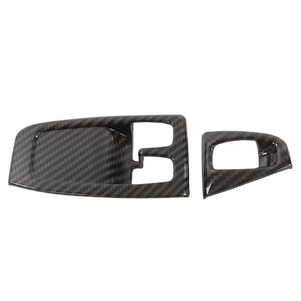 Vindusheiskontroll Bryterpanel Deksel Trim Karbonfiberstil Erstatning for Smart Fortwo W451 Facelift 2011?2014