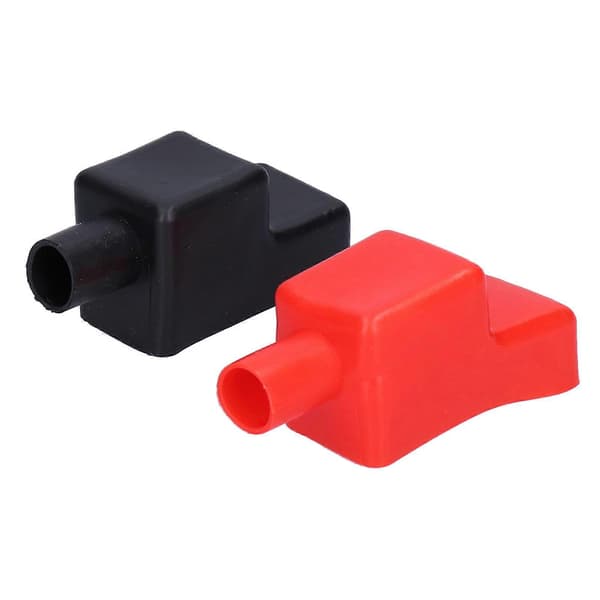 10 Set Batterikontaktskydd Gummi Skyddshylsa Flexibel Batterikontaktkåpa