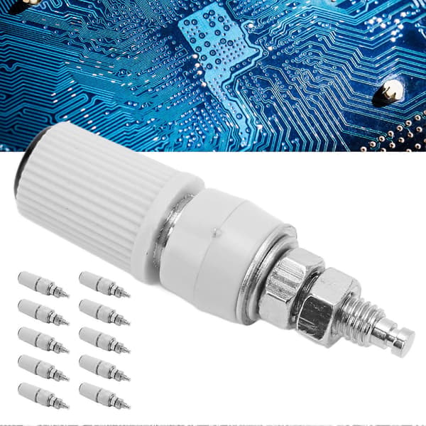10 stk. 4 mm Banan Binding Post Socket M5 Kobber Nikkelbelagt Hun til Elektronisk Udstyr Sort