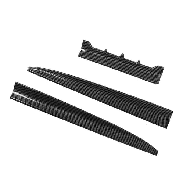 3 stk. Bagagerumsspoiler 134,5 cm Reducerer vindmodstand Bagagerumsvinge Spoiler Universal til biler Kulfiber
