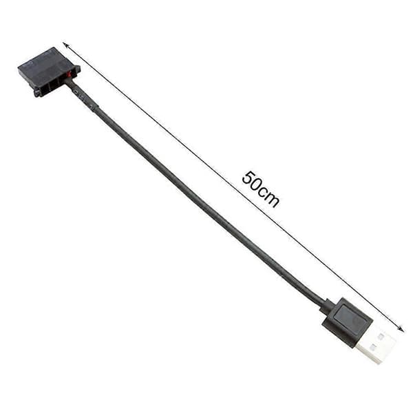 USB til 4-pin Computer Køleventilator Adapterkabel Computer CPU Ventilator Adapterkabel Computer Køler Adapterkabel Køleventilator Tilbehør