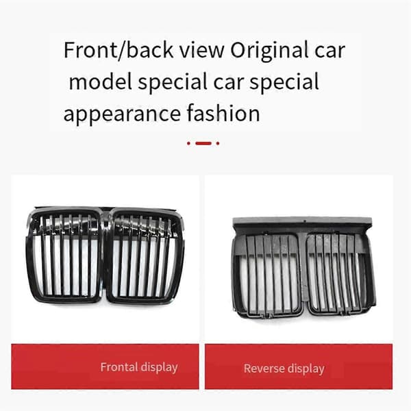 51131884350 Bilgrill Mesh Sheet Front Racing Grill Til E30 M40 1982-1994 Bright Black