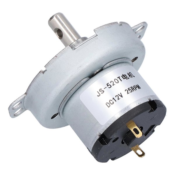 DC-moottori JS?520T Hiljainen Kevyt Sähkömoottori Lämmittimiin Ilmastointilaitteisiin DC12V 25RPM