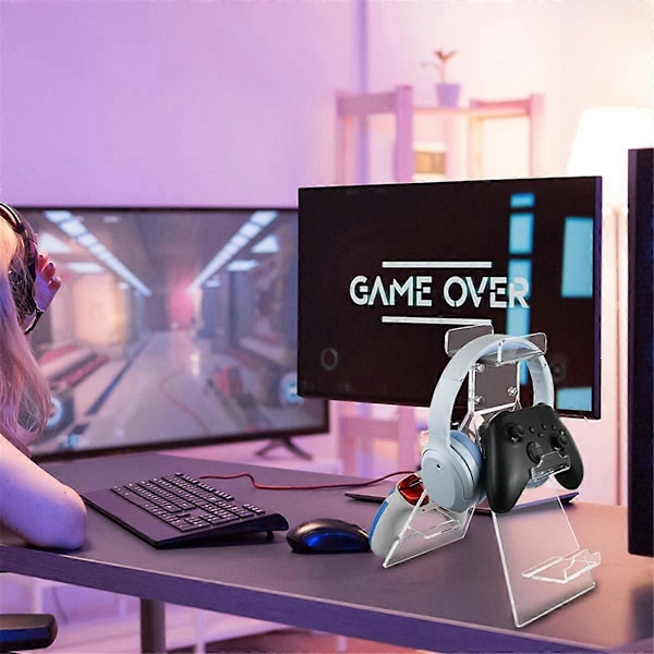 Lämplig för Switch Controller Spel Skrivbordsställ Hörlursförvaringsställ Multifunktionellt Tillbehörsställ