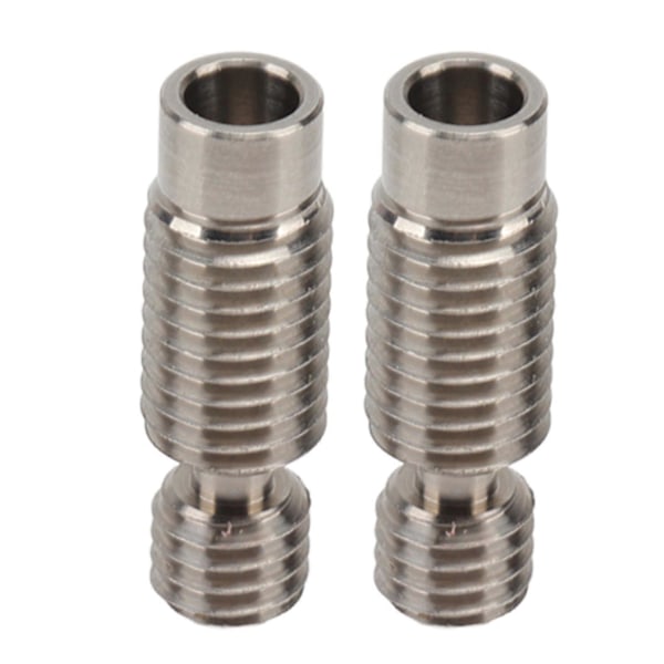 2 st Alla Metall Hotend Halsrör Hög Precision Glatt Inre Hot End Halsrör för 3D-skrivare Långdistans Gängtyp
