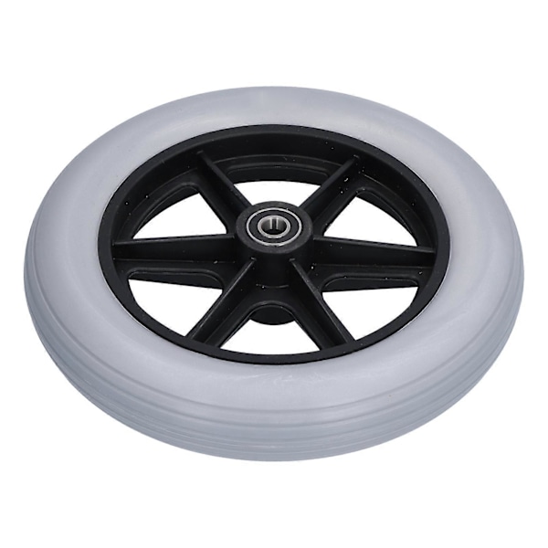 Pyörätuolin etupyörä 10 tuumaa Kävelytelineen pyörä Vapaa rengas Lisävaruste 12mm 10x2 6001