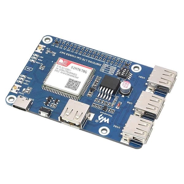 SIM7670G Modul til Cat-1/GNSS/USB Udvidelseskort 4G LTE USB HUB