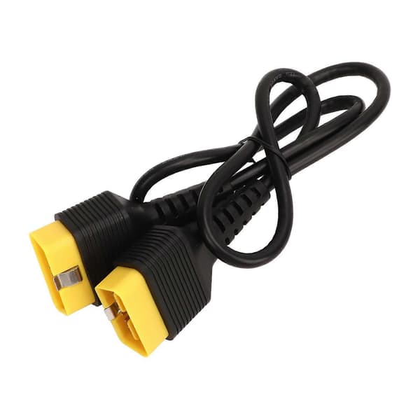 100 cm Diagnostisk Kabel TPT Hus 16-pin Han til Han Forlængerkabel Gul Universal til Køretøj