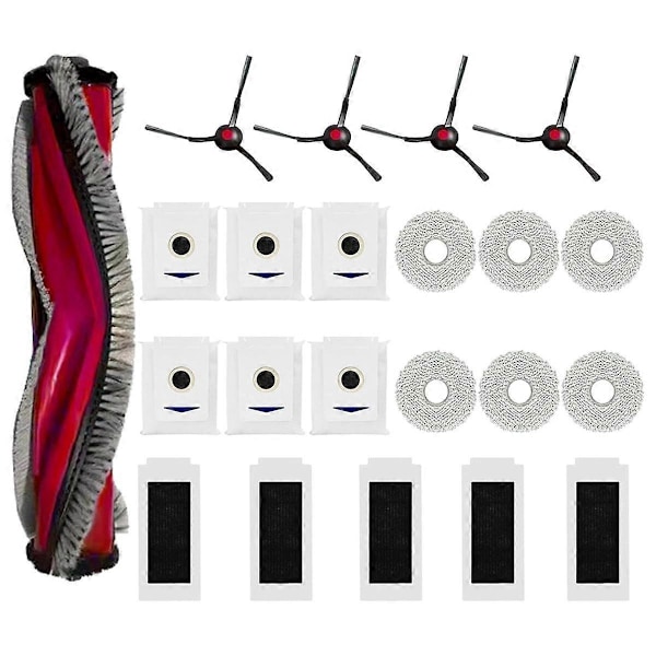 Til DEEBOT T30 PRO Omni Hoved Sidebørste Hepa Filter Moppeklud Støvposer Støvsuger Tilbehør