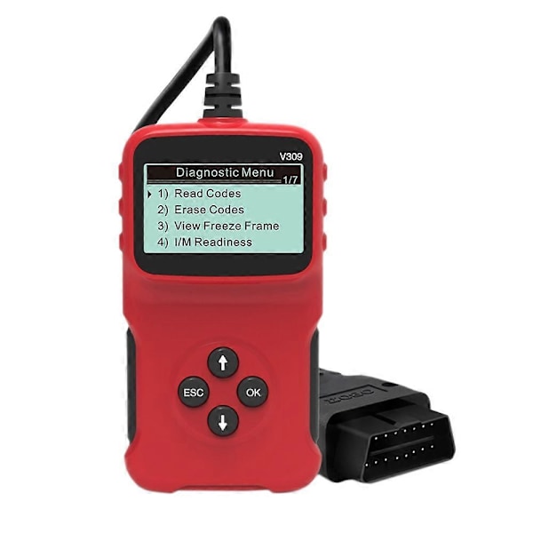 Kodläsare ODB2 KW680 Bil Diagnostikverktyg OBDII OBD2 Auto Scanner Motor Kontroll LED-Display