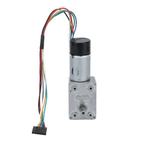 JGY?370 DC-kierukkavaihdemoottori Enkooderilla Kaksoisakselinen 14mm Lähtöakseli DC 24V