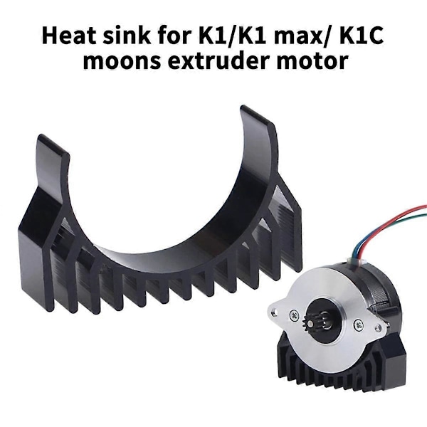 1 st Kylfläns för K1 K1max K1C Extruder Motor Aluminium Kylfläns 3D-skrivardelar för K1/K1C/K1 MAX Extuder