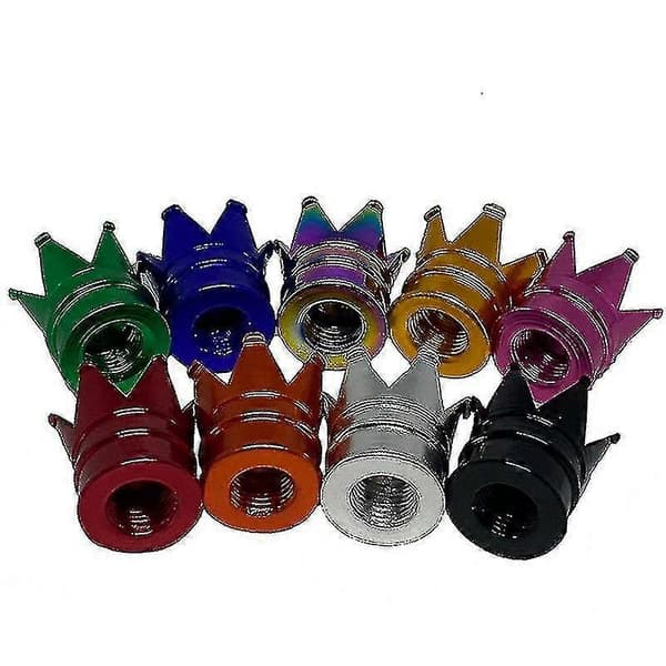 1/4 stk. Bildekkventilhetter D Ventilhetter Deksel Bil Styling Auto Eksteriør Rotte Tilbehør - Ventil S & Hetter 1Pc Orange