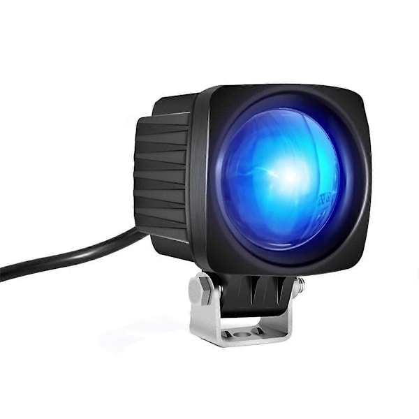 Neliönmuotoiset LED-trukin turvavalot sininen DC 10-80V Trukin peruutusvalot 3W Varaston jalankulkijoiden varoitusvalaisin