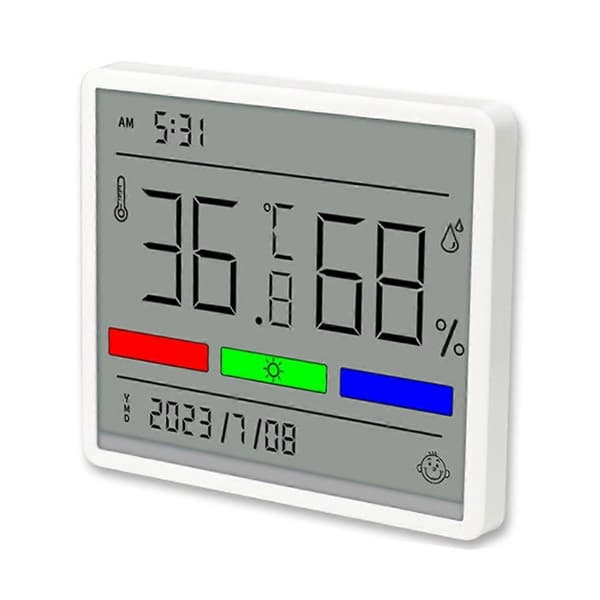 Bluetooth Digitalt Termometer LCD Hygrometer Indendørs Elektronisk Temperatur Fugtighedsmåler Sensor Måler Vejr