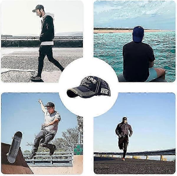 Baseballcaps Unisex Justerbar 1932 Vintage Broderi Bomullscaps