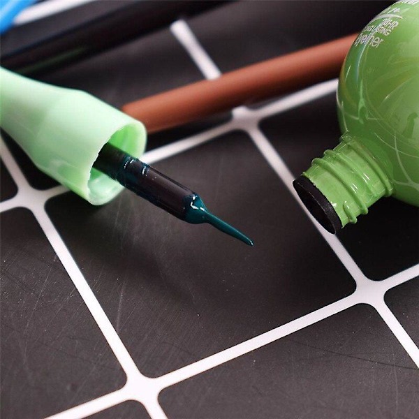 Vattentät Färgglad Eyeliner Flytande Eyeliner Smink Ögonmakeup green
