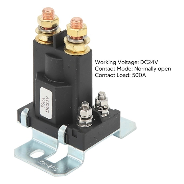 Starter Solenoid Relæ 3916301 DC24V 500A Normalt Åben Kontakt Magnetisk Solenoid Relæ