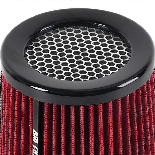 Bil Luftfilter 76MM Högt Flöde Luftfilter Svampfilter 3-Tum Svart