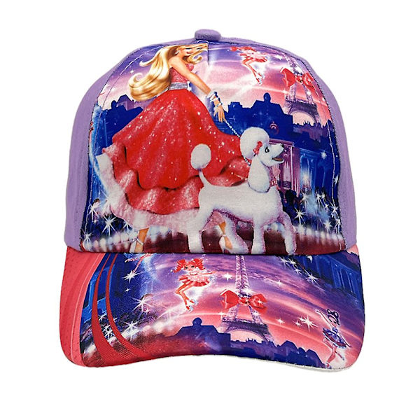 Barbie Dockor Tecknad Baseballkeps Barn Flickor Barbie Prinsessa Tryckt Justerbar Sommar Solhatt Truckerkeps style 5