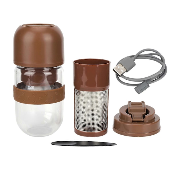 330ml 2 i 1 Automatisk Elektrisk Kaffekværn Juicekop Køkken Små Apparater USB Opladning