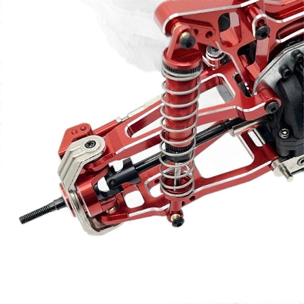 RC Bil Uppgradering Främre Bakre Hydraulisk Kit för 1/12 UD1201 UD1202 UD-12PRO RC Bil Uppgraderingsdelar Röd