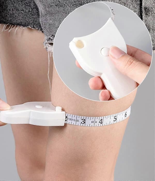 150 cm kroppsmåttband, för kroppsmätning, kropps-/bröst-/midjeomfång, vit