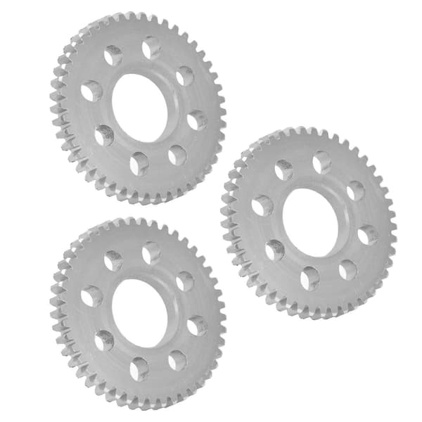 3st Cylindriskt Drev 8 Hål Aluminium 4mm Tjocklek 14mm Centrumhål 0.8 Modul Set Kit4312-0414-0045