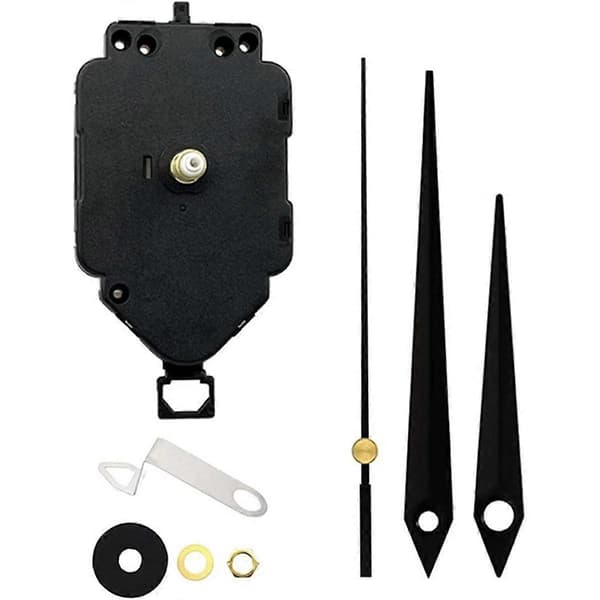 2 Set DIY Klockurverk Kit Pendelrörelse med Visare Quartz Klocka Reparationsdelar Ersättningsdelar I