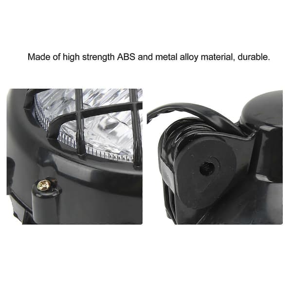Par 12V ATV LED Frontlyktmontering med Pærer Lampegriller Erstatning for Warrior 1996?2001