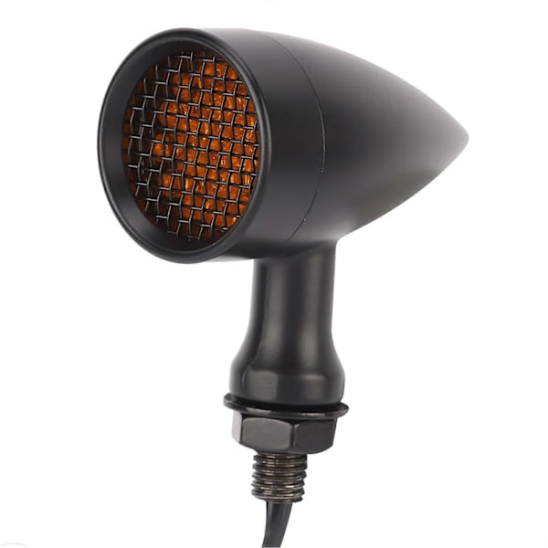 2 ST Universal Aluminium Motorcykel Plätering Retro LED Bullet Blinkers Indikatorlampa