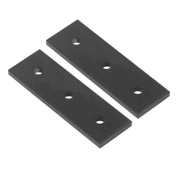 2 st Ledplatta Aluminiumlegering 3 Hål Reparationsplattfäste för Möbler 4040