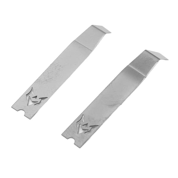 2 stk. Spudger Rustfritt Stål 135 Bend 0,12 mm Tykk Bærbar Vippeblad for Telefonreparasjon