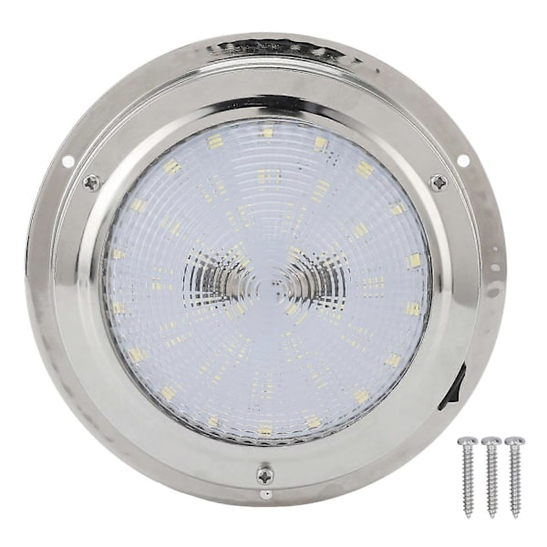 5.5in Marine Taklampe Dome Lys 42LED IP65 Vanntett Innvendig Overflatemontert Lys for Caravan RV Båt Yacht