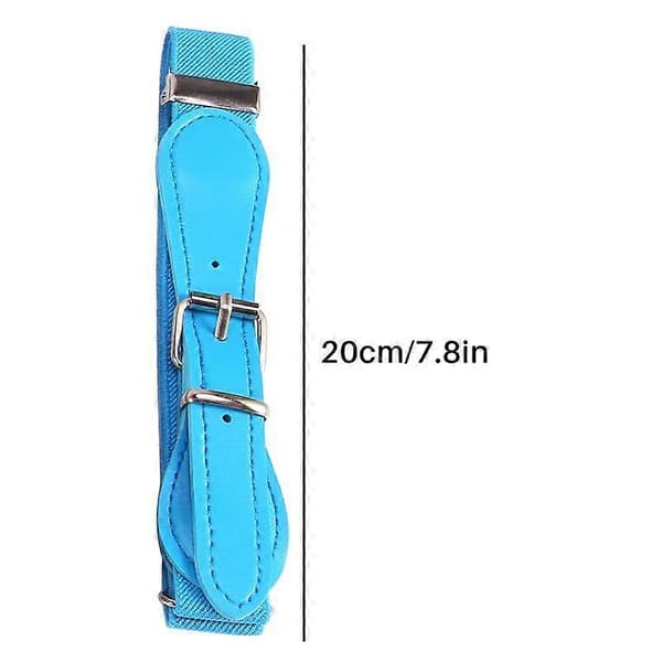 9 st Justerbara Elastiska Bälten för Barn, Spännbälten för Barn, 30-65 cm, Livlig Stil