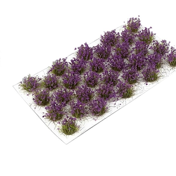 DIY Modelbyggesæt Kunstgræs Blomsterblad Have Græsplæne Mini Landskabsdekor Tilbehør Legetøj C