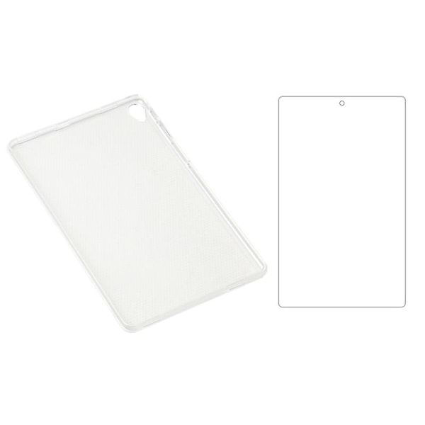 Skal+Skärmskydd för IPlay40 Tablet 10.4 Tum Silikonskal Anti-Fall för CUBE 40 (Transparent)