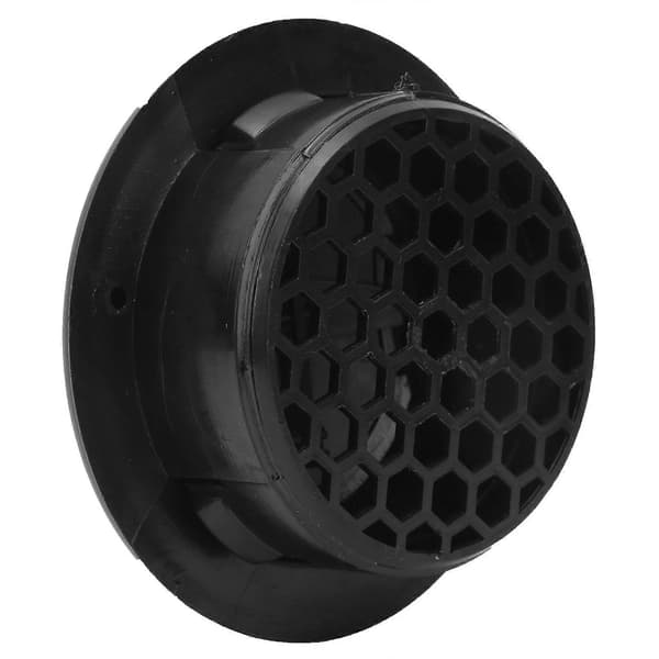 100/75mm Luftkonditioneringsutlopp med Galler Svart Rund för Buss Husbilar Elbilar