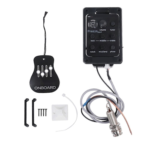 Gitarr Pickup Eq Elektrisk Låda Ljudhåls Equalizer Gitarrstämmare Mix Gitarr Gitarrtillbehör Folk Pickup 301 Pickup