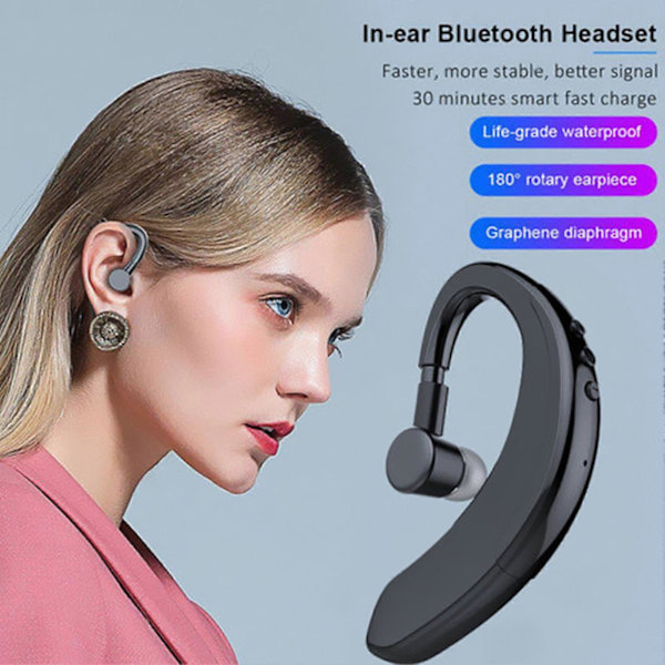 S109 Trådlöst Headset Supra-aural Lätt Bekvämt att Bära Handsfree Bluetooth-kompatibelt Headset för Sport