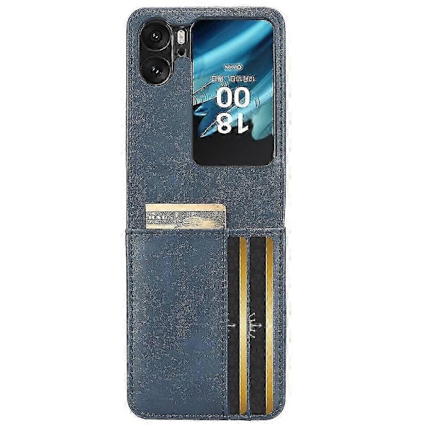 Läderfodral för Oppo Find N2 Flip Blue